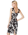 Black print dress
