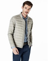 Cazadora acolchada beige