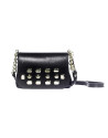 Shoulder bag gold studs