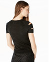 Black knit sweater