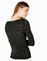 Jersey calado negro