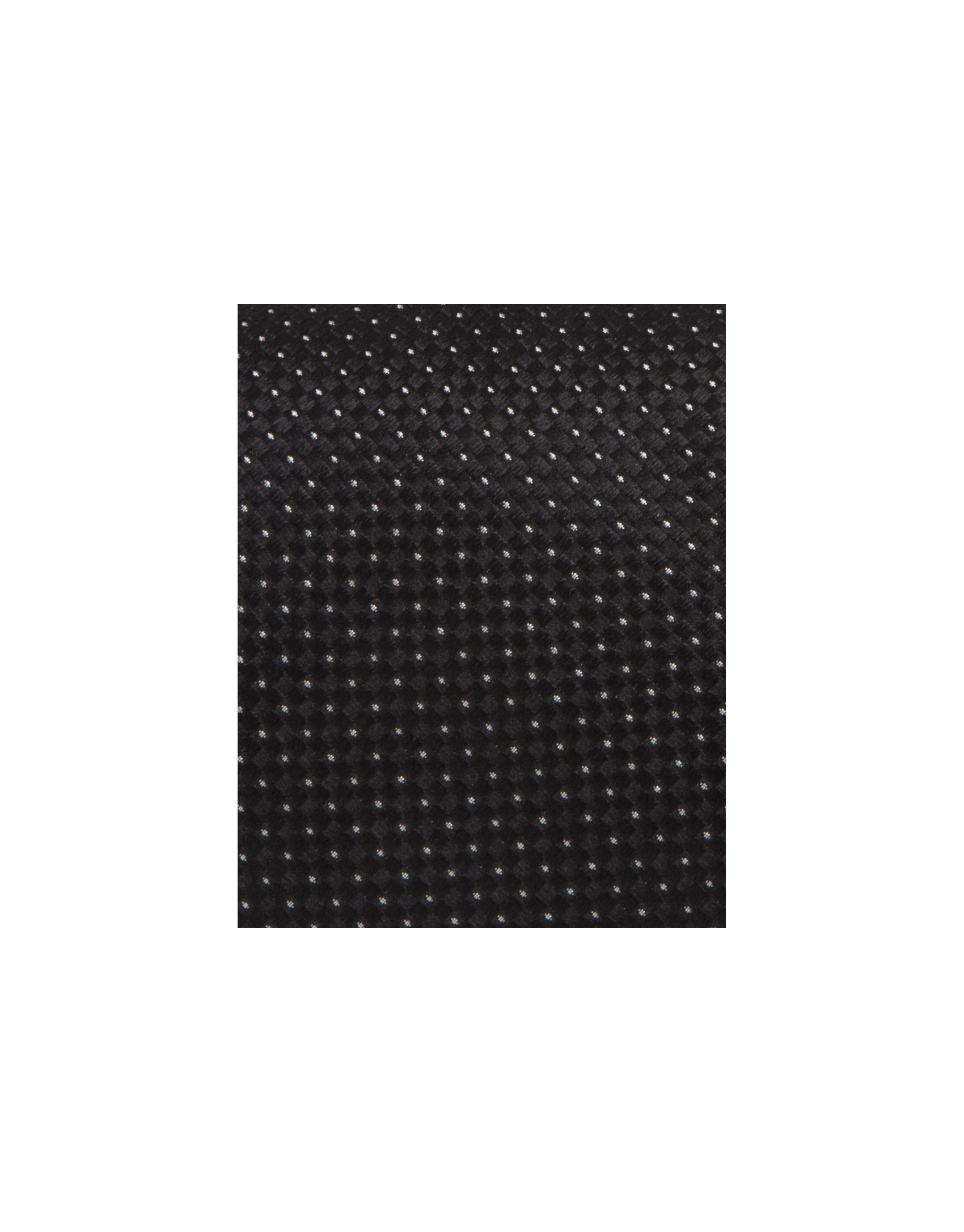 Black dotted tie