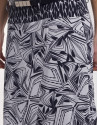 Straight skirt with contrasting waist