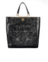 Bolso tote piel negro Baver