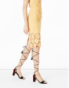 Lace pencil skirt