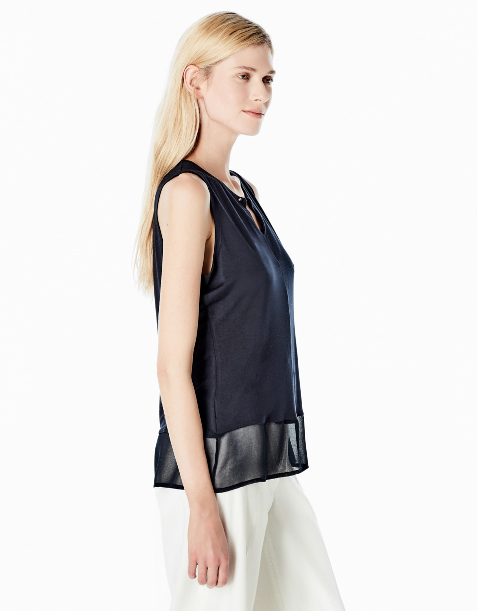 Camiseta pasador azul