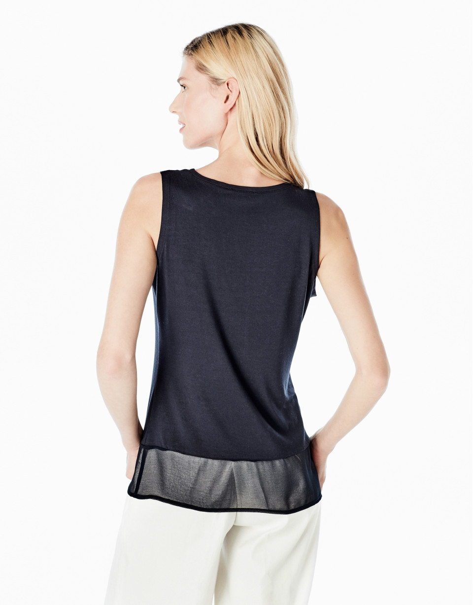 Camiseta pasador azul