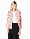 Striped short jacket