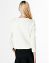 Off white short jacket with pockets