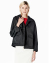 Black windbreaker