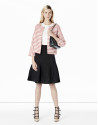 Striped short jacket