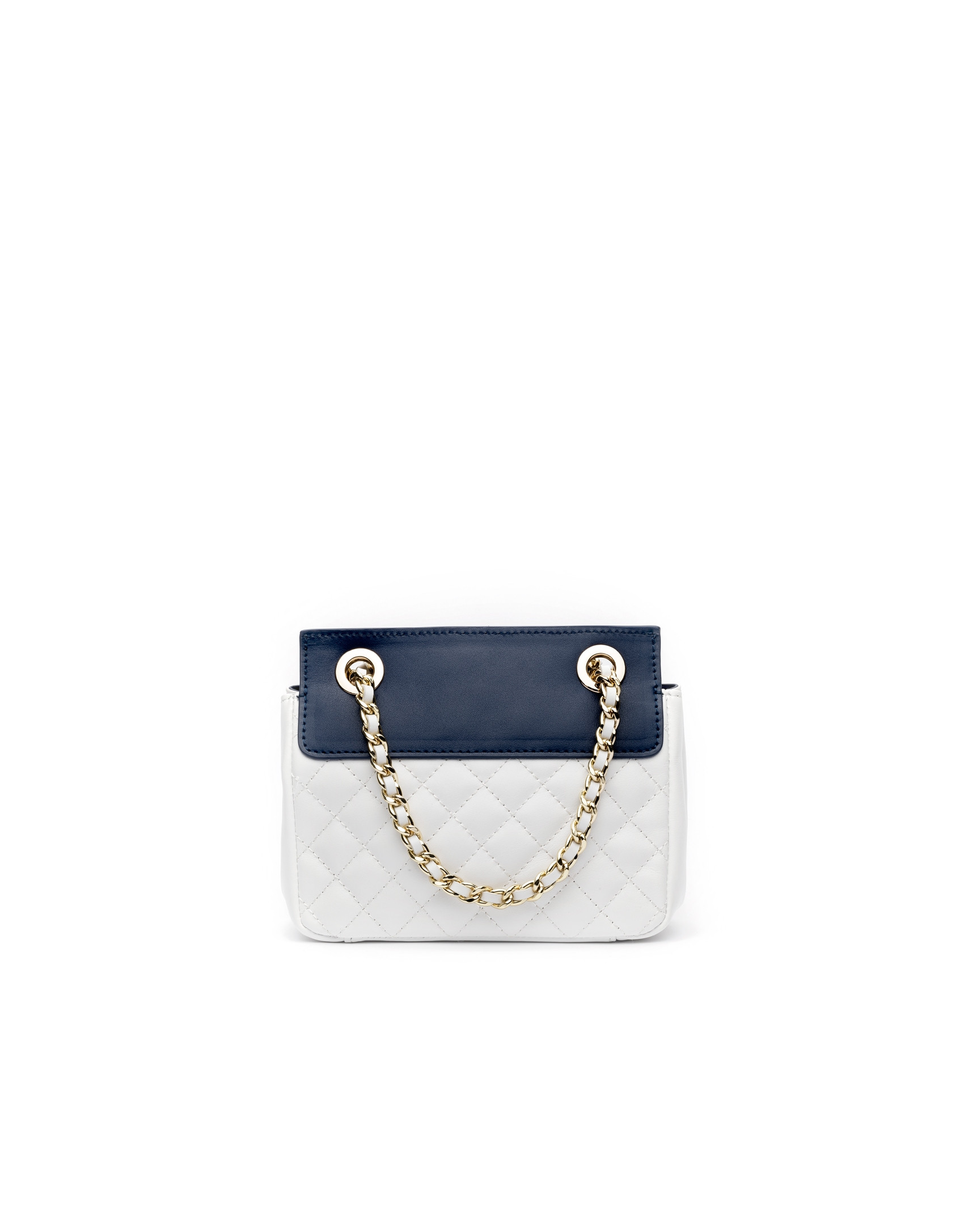 White/blue Ghauri Nano shoulder bag