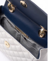 White/blue Ghauri Nano shoulder bag