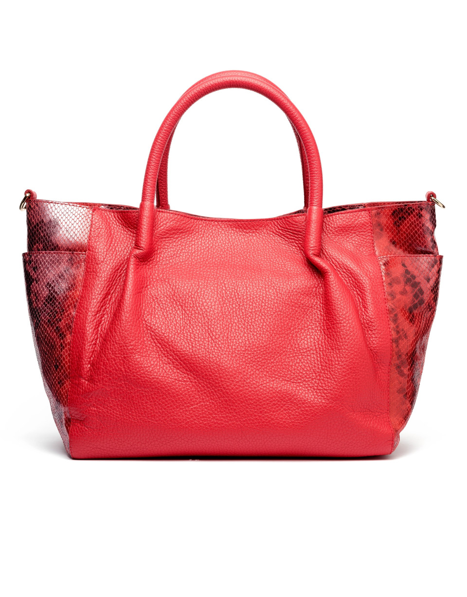 Red Avenue tote bag
