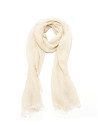 Beige linen scarf