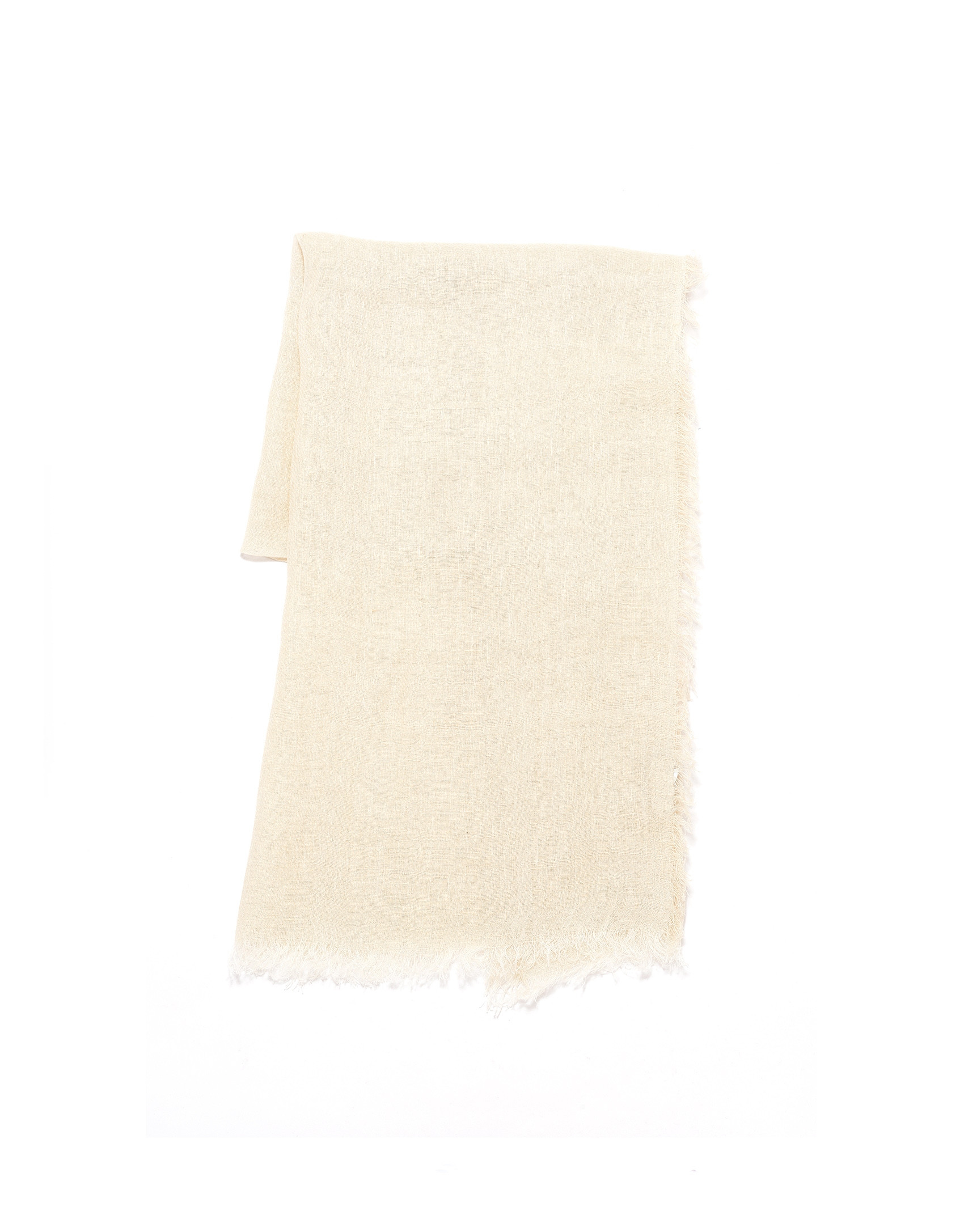 Beige linen scarf
