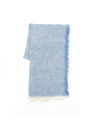 Foulard lino azul cielo