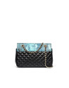 Embossed snakeskin Ghauri shoulder bag