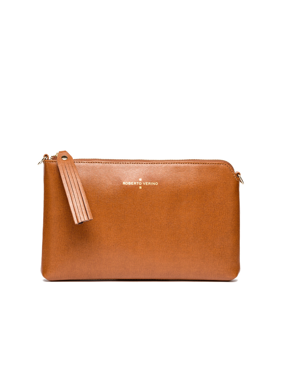 Bolso clutch piel saffiano cuero Lisa