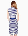 Striped shirtwaist dress