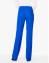 Pantalón crepe azul