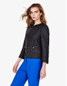 Black short jacket with pockets