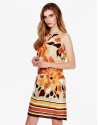 Floral print halter top dress