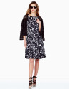 Black pleated dress