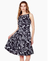 Vestido pliegues negro