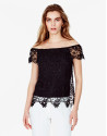 Off white lace top with  lace 