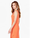 Orange asymmetric dress