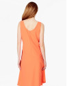 Orange asymmetric dress