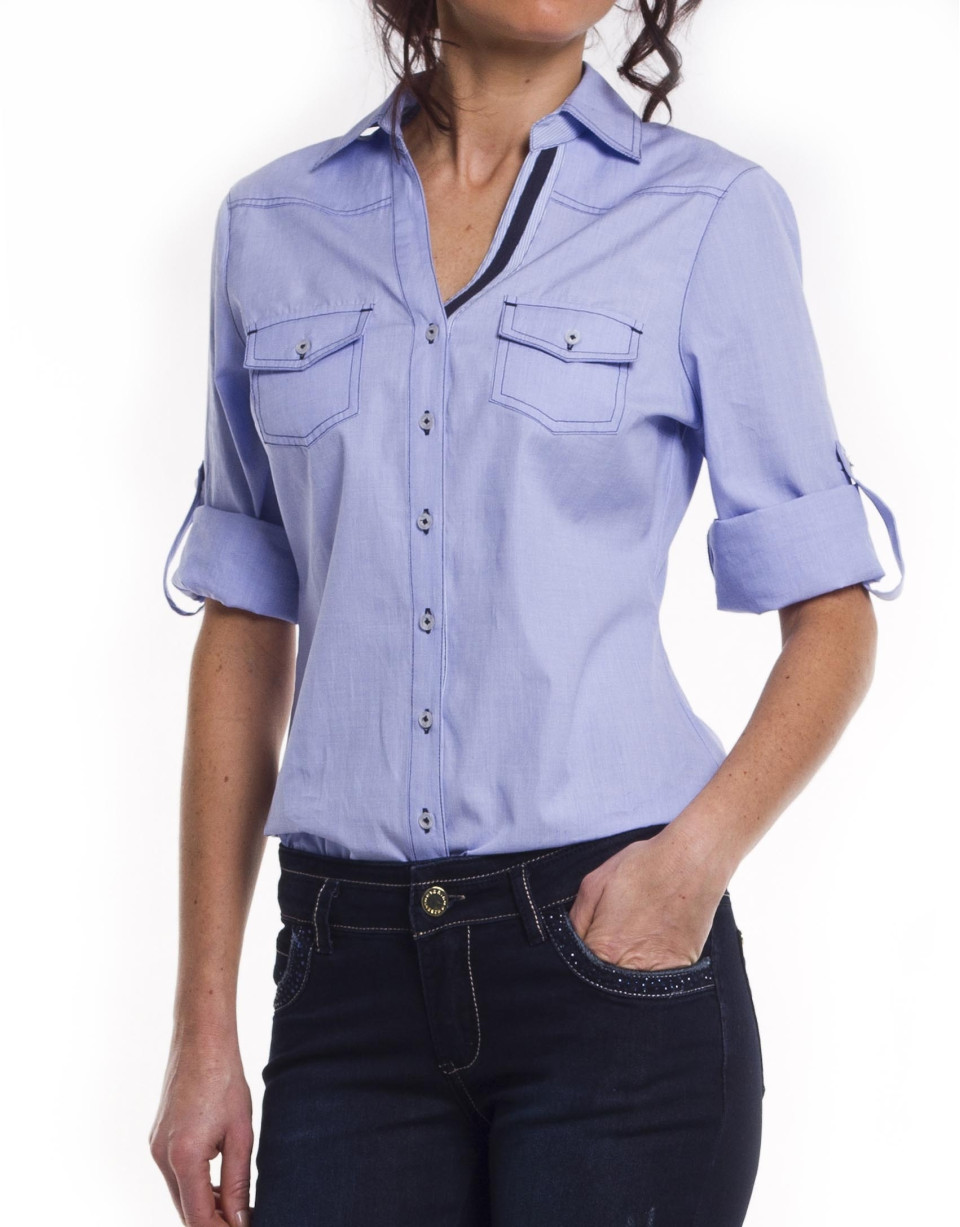 Camisa algodón manga larga