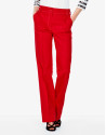 Coral straight pants