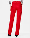 Coral straight pants