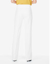 Pantalón crepe blanco roto