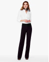 Black crepe pants