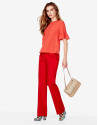 Orange top with full sleeves