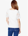 Camiseta encaje blanca