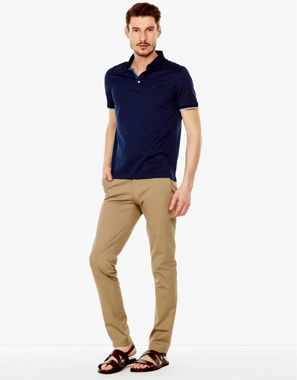Khaki dressy chino pants