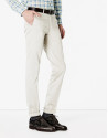 Stone-colored suit pants 