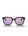 Gafas de sol pasta marrón tortuga cuadradas