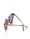 Gray marbled cat's eye sunglasses