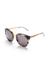 Gray marbled cat's eye sunglasses