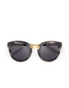 Gray marbled cat's eye sunglasses