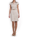 Short sleeve shirtwaist dress 
