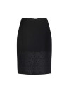 Black straight skirt