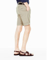 Bermuda de algodón beige