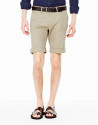 Bermuda de algodón beige