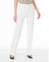 Pantalón recto blanco